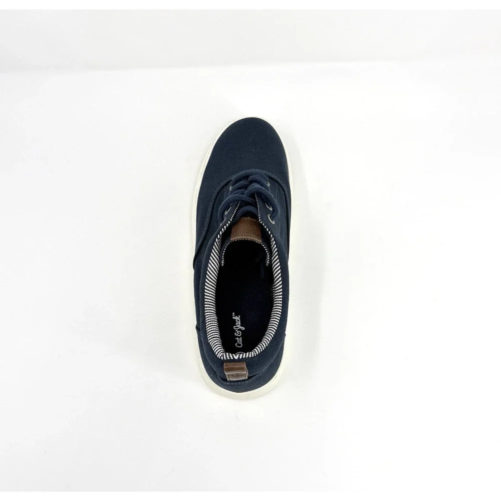 Cat & Jack Kids' Jett Low Top Sneakers Navy Blue Size 5 New